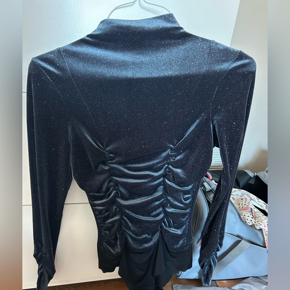 Zara satin sparkly body suit!
